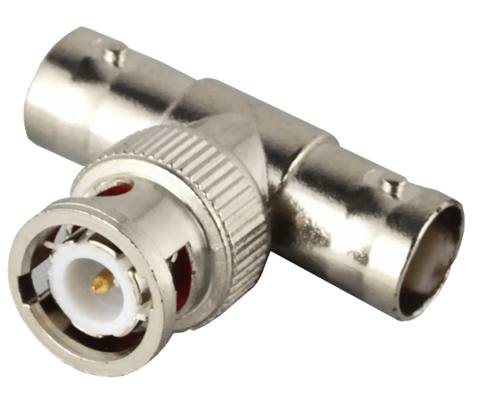 T Connector BNC Male 2 BNC Female