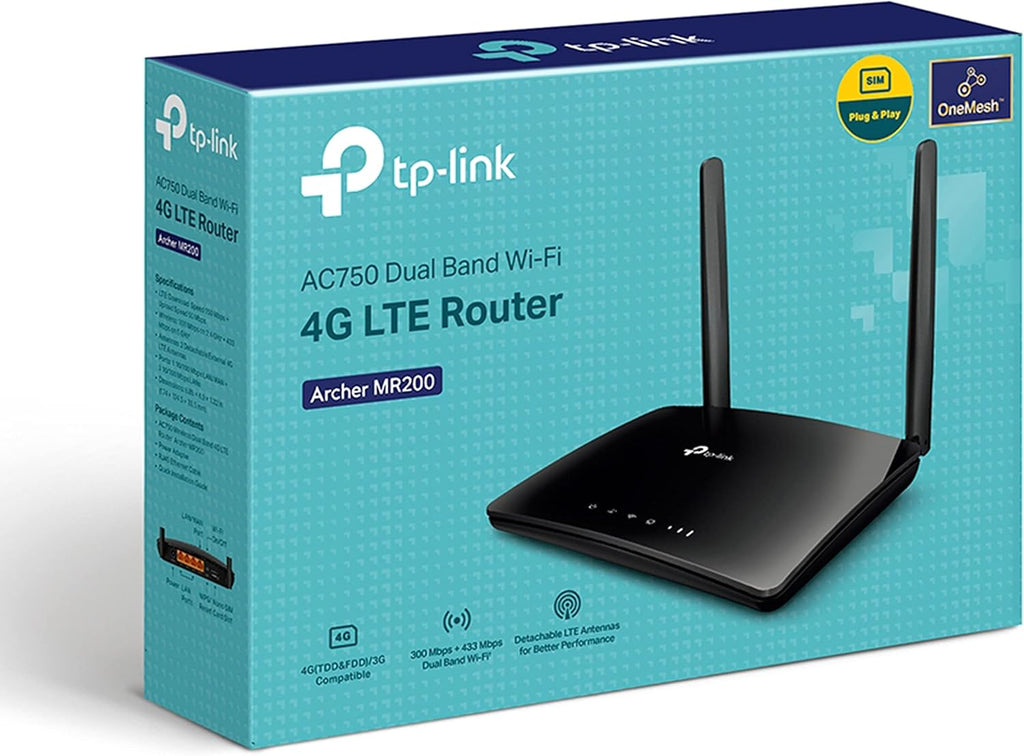 ROUTER 4G FOR SIM CARD 12V MR200