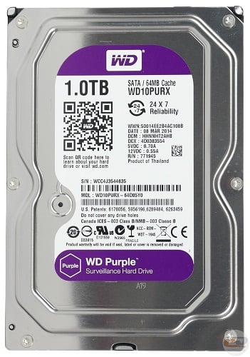 WD 1TB Hard Drive (3 Year Warranty 19")