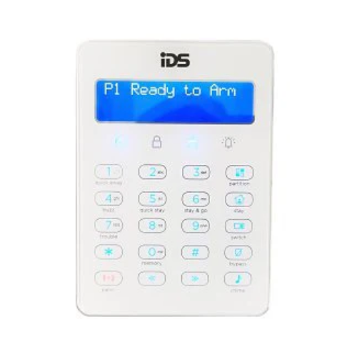 XSeries White Touch Series LCD Keypad
